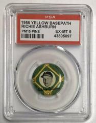 Richie Ashburn Baseball Cards 1956 Yellow Basepath PM15 Pins Prices