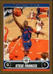 Steve Francis #193 Basketball Cards 2006 Topps Prices