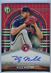Kyle Muller [Red] #TA-KM Baseball Cards 2022 Topps Tribute Autographs Prices