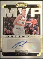 Nikola Jokic [Gold] #MVP-NJK Basketball Cards 2022 Panini Contenders MVP Autographs Prices