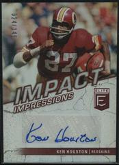 Ken Houston #II-KH Football Cards 2022 Panini Donruss Elite Impact Impressions Autographs Prices