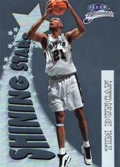 Tim Duncan #3SS Basketball Cards 1998 Fleer Brilliants Shining Stars Prices
