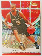 Tony Parker [Red Xfractor] Basketball Cards 2005 Finest Prices