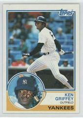 Ken Griffey #110 Baseball Cards 1983 Topps Prices