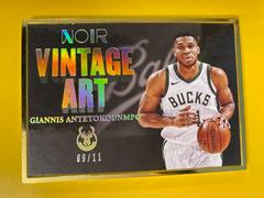 Giannis Antetokounmpo [Metal Frame FOTL] #299 Basketball Cards 2020 Panini Noir Prices