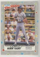 Robin Yount #40 Baseball Cards 1988 Fleer Star Stickers Prices