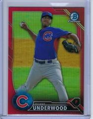 Duane Underwood [Chrome Red Refractor] #BCP101 Baseball Cards 2016 Bowman Prospects Prices