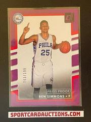 Ben Simmons [Press Proof Purple] Basketball Cards 2017 Panini Donruss Prices
