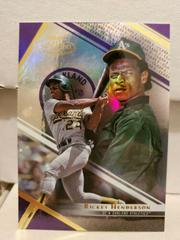 Rickey Henderson [Class 2 Purple] Baseball Cards 2021 Topps Gold Label Prices