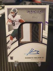 Kenneth Walker III [Patch Autograph Purple] #65 Football Cards 2022 Panini Immaculate Collegiate Prices