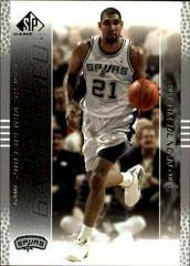 Tim Duncan #80 Basketball Cards 2003 SP Game Used Prices