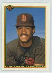 Roberto Alomar #221 Baseball Cards 1990 Bowman Tiffany Prices