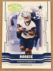 Marion Barber [Gold Holofoil] Football Cards 2005 Panini Donruss Throwback Threads Prices