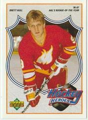 Brett Hull [1986 Rookie of the Year] #4 Hockey Cards 1991 Upper Deck Brett Hull Heroes Prices