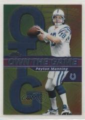 Peyton Manning #OG2 Football Cards 2002 Topps Chrome Own the Game Prices
