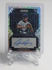 Aaron Ashby [Shimmer Prizm] #RA-AS Baseball Cards 2022 Panini Prizm Rookie Autographs Prices