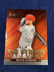Bryce Harper #EF4 Baseball Cards 2022 Panini Select En Fuego Prices