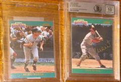 Mantle, Musial, Yastrzemski [Autograph] Baseball Cards 1992 Score the Franchise Prices
