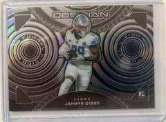Jahmyr Gibbs [Yellow Electric Etch] #7 Football Cards 2023 Panini Obsidian Tunnel Vision Prices