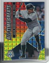 Alex Rodriguez [Choice Red and Yellow] #ATG11 Baseball Cards 2021 Panini Mosaic All Time Greats Prices