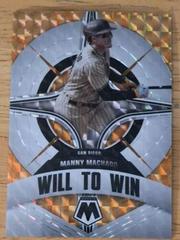 Manny Machado [Reactive Yellow] #WW-3 Baseball Cards 2022 Panini Mosaic Will to Win Prices