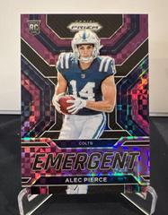 Alec Pierce [Purple Power] Football Cards 2022 Panini Prizm Emergent Prices