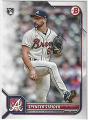 Spencer Strider #41 Baseball Cards 2022 Bowman Prices