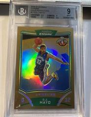 O.J. Mayo [Gold Refractor] #113 Basketball Cards 2008 Bowman Chrome Prices