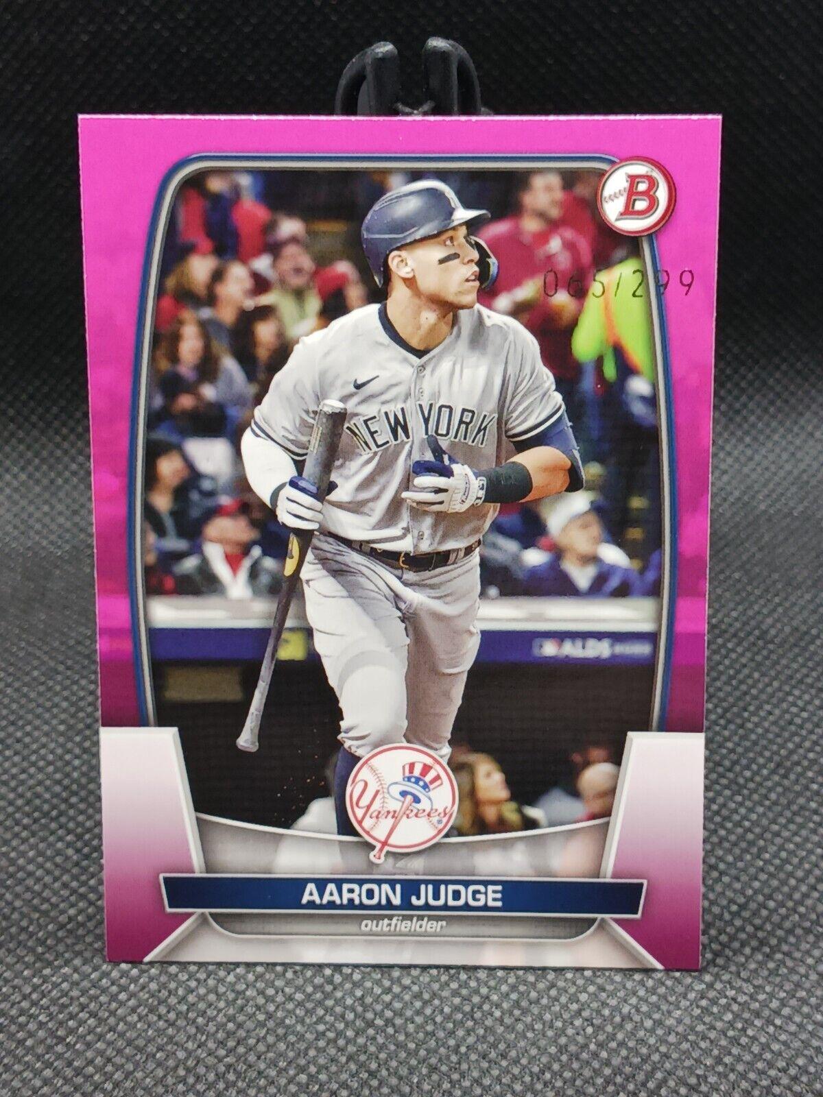 Aaron Judge [Fuchsia] 59 Prices 2023 Bowman Baseball Cards