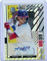 Alec Bohm [Autograph] #BA-3 Baseball Cards 2021 Bowman Chrome Ascensions Prices