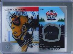 David Pastrnak Hockey Cards 2021 SP Game Used NHL Lake Tahoe Games Puck Relics Prices