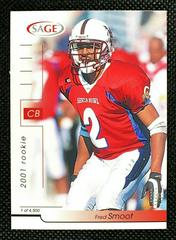 Fred Smoot Football Cards 2001 Sage Prices