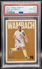 Abby Wambach [Bronze] Soccer Cards 2017 Panini Nobility Prices
