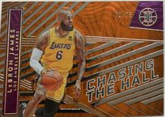 LeBron James [Orange] Basketball Cards 2021 Panini Illusions Chasing the Hall Prices