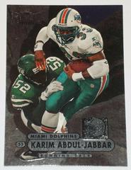 Karim Abdul Jabbar #15 Football Cards 1998 Metal Universe Prices