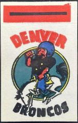 Denver Broncos Football Cards 1961 Topps Stickers Prices
