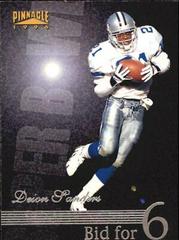 Michael Irvin [Premium Stock Silver] #185 Football Cards 1996 Pinnacle Prices