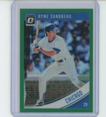 Ryne Sandberg [Green] #79 Baseball Cards 2018 Panini Donruss Optic Prices