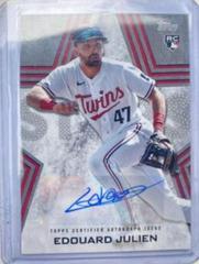 Edouard Julien [Platinum] #BSA-EJ Baseball Cards 2023 Topps Update Stars Autographs Prices