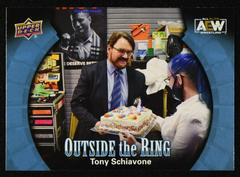 Tony Schiavone #OTR-5 Wrestling Cards 2022 Upper Deck AEW Outside the Ring Prices
