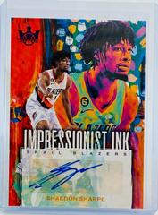 Shaedon Sharpe [Violet] #18 Basketball Cards 2023 Panini Court Kings Impressionist Ink Prices
