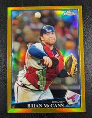 Brian McCann [Blue Refractor] #20 Baseball Cards 2009 Topps Chrome Prices