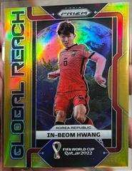 In Beom Hwang [Gold] Soccer Cards 2022 Panini Prizm World Cup Global Reach Prices