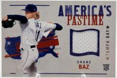 Shane Baz #APS-SB Baseball Cards 2022 Panini Chronicles America's Pastime Swatches Prices