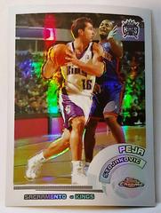 Peja Stojakovic [White Refractor] Basketball Cards 2002 Topps Chrome Prices