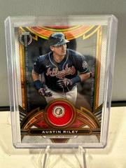 Austin Riley [Gold] #SOA-AR Baseball Cards 2023 Topps Tribute Stamp of Approval Relics Prices