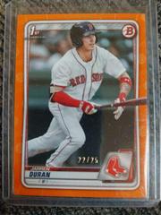 Jarren Duran [Orange] #BP-144 Baseball Cards 2020 Bowman Paper Prospects Prices
