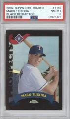 Mark Teixeira [Black Refractor] #T169 Baseball Cards 2002 Topps Chrome Traded Prices