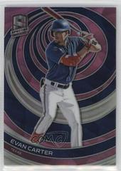 Evan Carter [Pink] Baseball Cards 2023 Panini Chronicles Spectra Prices