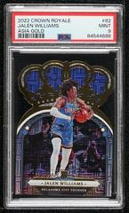 Jalen Williams [Asia Gold] #82 Basketball Cards 2022 Panini Crown Royale Prices